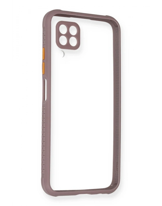 Newface Huawei P40 Lite Kılıf Miami Şeffaf Silikon - Açık Mor