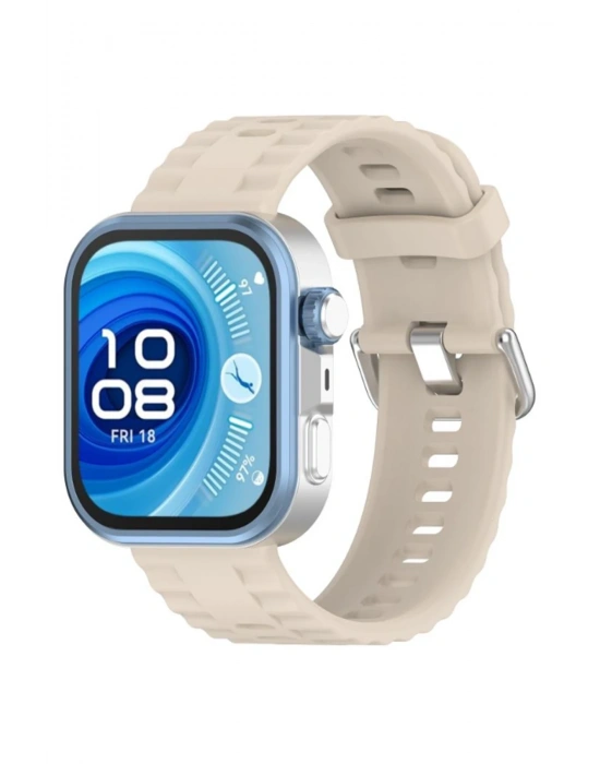 Newface Huawei Watch Fit 3 Klasik Kordon - Krem