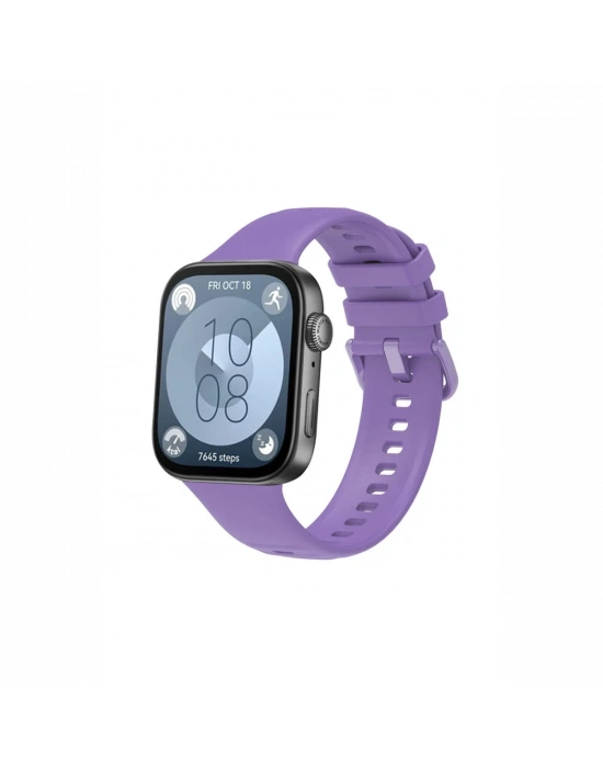 Newface Huawei Watch Fit 3 Klasik Kordon - Lila