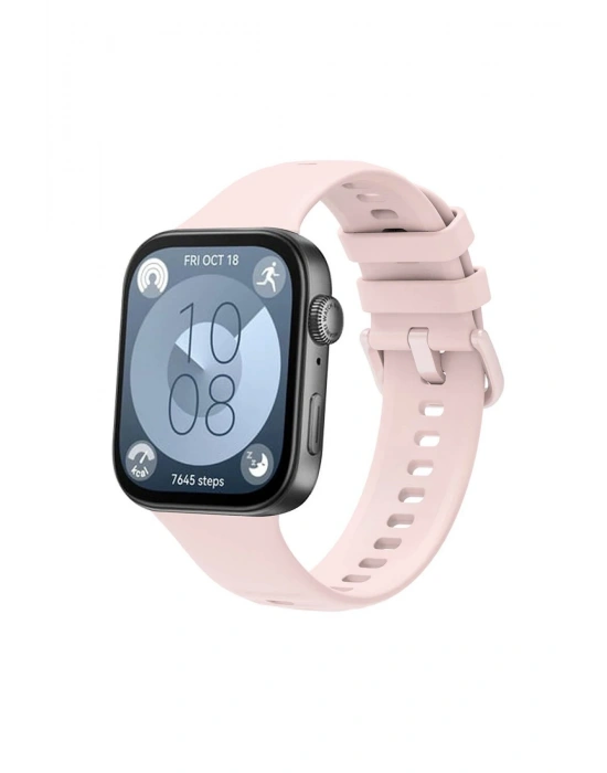 Newface Huawei Watch Fit 3 Klasik Kordon - Pudra