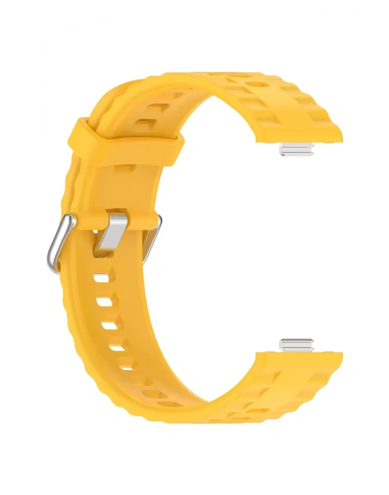 Newface Huawei Watch Fit 3 Klasik Kordon - Sarı