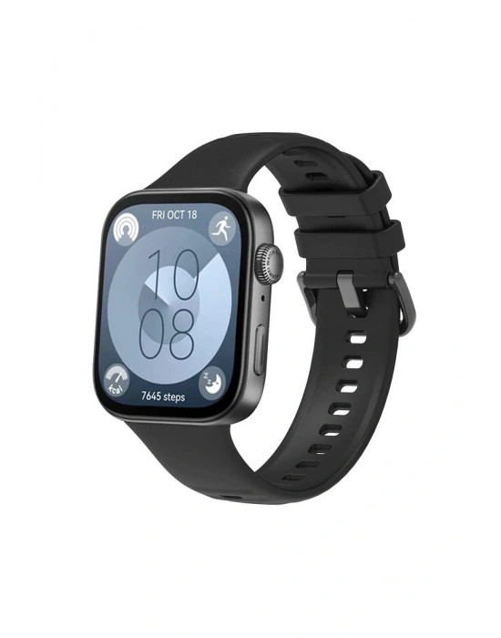 Newface Huawei Watch Fit 3 Klasik Kordon - Siyah