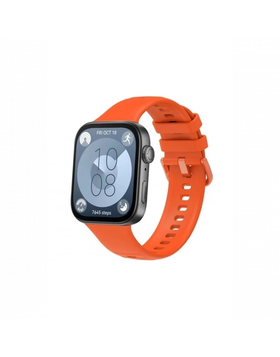 Newface Huawei Watch Fit 3 Klasik Kordon - Turuncu