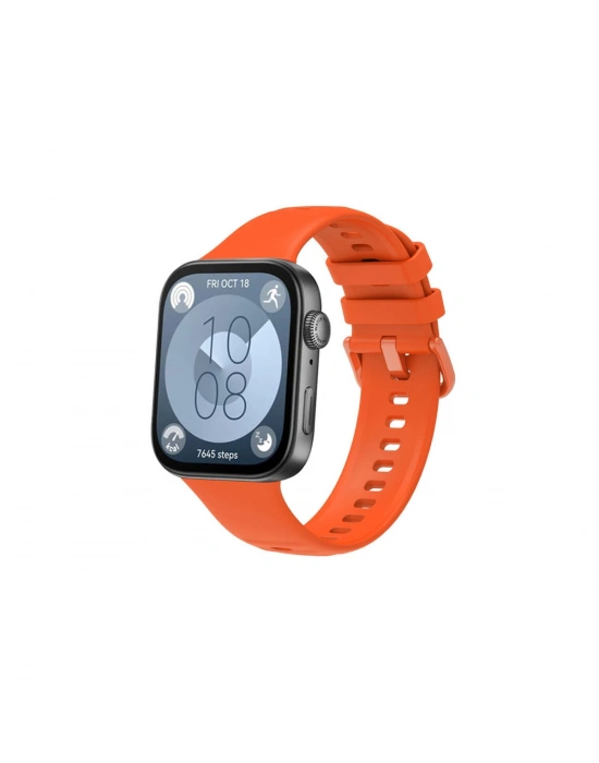 Newface Huawei Watch Fit 3 Klasik Kordon - Turuncu