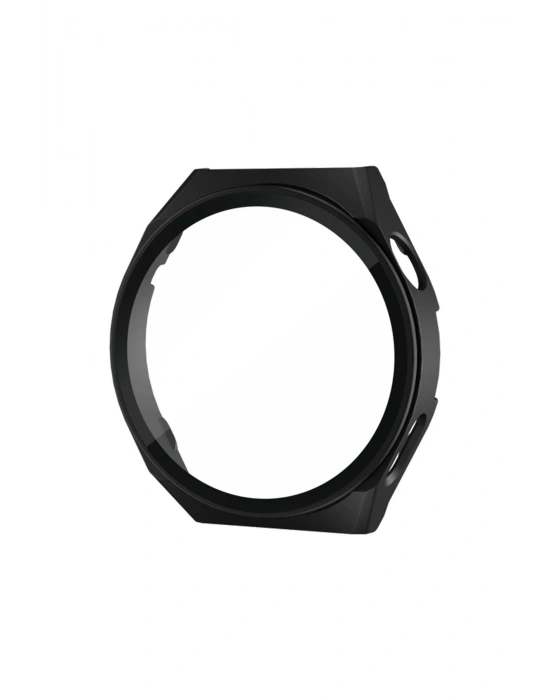 Newface Huawei Watch GT2 46mm Dota Camlı Kasa Ekran Koruyucu - Siyah