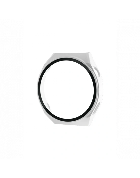 Newface Huawei Watch GT3 Pro 43mm Dota Camlı Kasa Ekran Koruyucu - Uzay Grisi