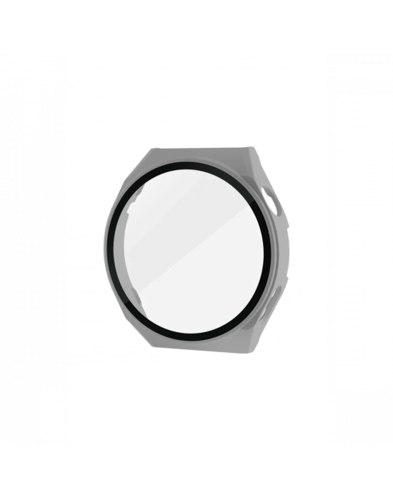 Newface Huawei Watch GT3 Pro 46mm Dota Camlı Kasa Ekran Koruyucu - Uzay Grisi