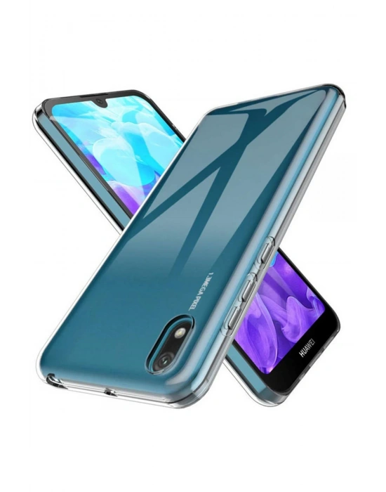 Newface Huawei Y5 2019 Kılıf Lüx Şeffaf Silikon