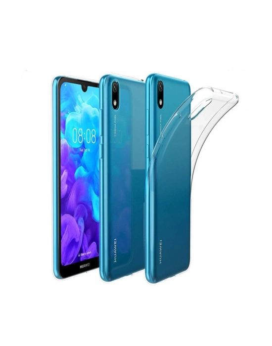 Newface Huawei Y5 2019 Kılıf Lüx Şeffaf Silikon