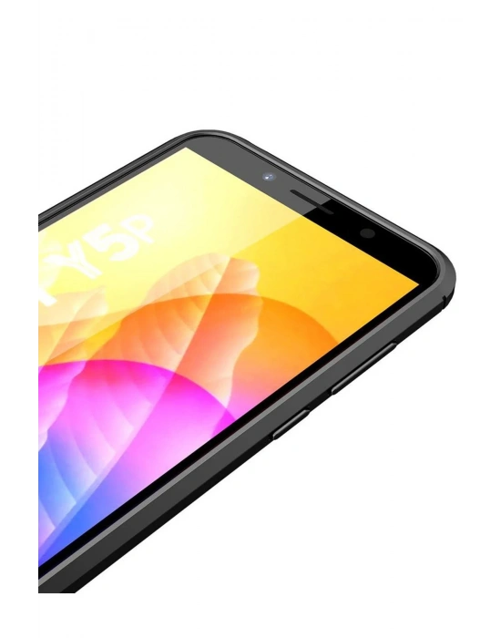 Newface Huawei Y5P Kılıf Auto Focus Kapak - Kırmızı