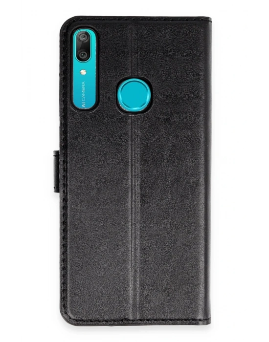 Newface Huawei Y6 Prime Kılıf Trend S Plus Kapaklı Kılıf - Siyah