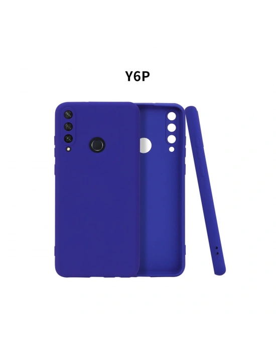 Newface Huawei Y6P Kılıf First Silikon - Lacivert