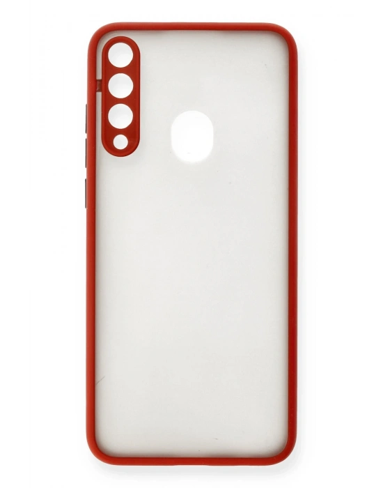 Newface Huawei Y6P Kılıf Montreal Silikon Kapak - Kırmızı