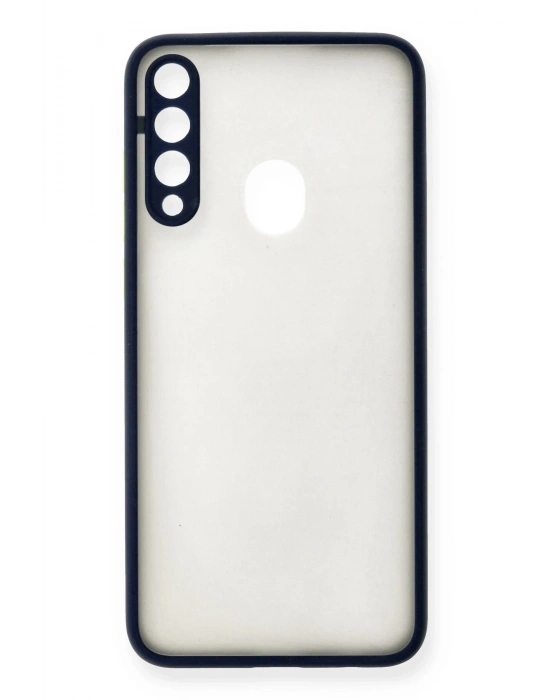 Newface Huawei Y6P Kılıf Montreal Silikon Kapak - Lacivert