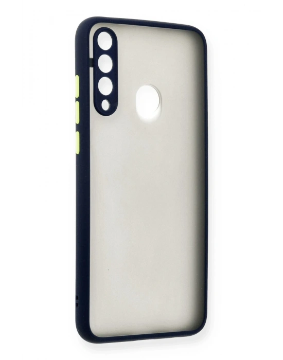 Newface Huawei Y6P Kılıf Montreal Silikon Kapak - Lacivert