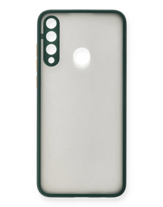 Newface Huawei Y6P Kılıf Montreal Silikon Kapak - Yeşil