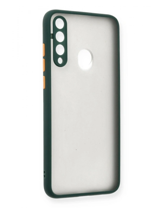 Newface Huawei Y6P Kılıf Montreal Silikon Kapak - Yeşil