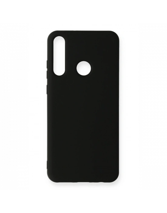 Newface Huawei Y6P Kılıf Nano içi Kadife Silikon - Siyah