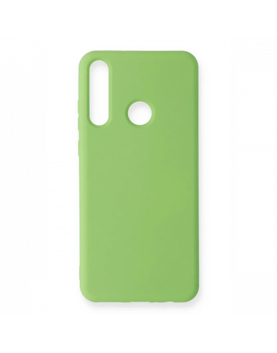 Newface Huawei Y6P Kılıf Nano içi Kadife Silikon - Yeşil