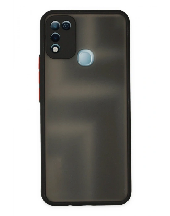 Newface İnfinix Hot 10 Play Kılıf Montreal Silikon Kapak - Siyah