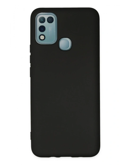 Newface İnfinix Hot 10 Play Kılıf Nano içi Kadife Silikon - Siyah