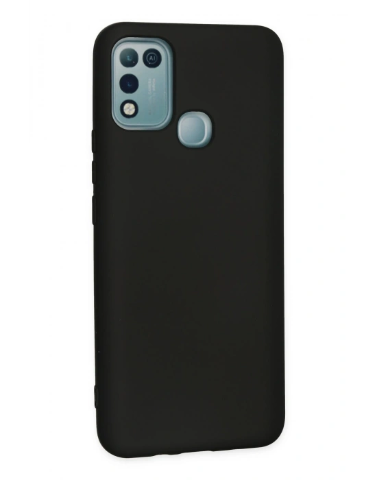 Newface İnfinix Hot 10 Play Kılıf Nano içi Kadife Silikon - Siyah
