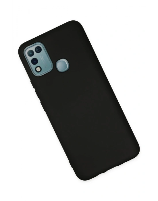 Newface İnfinix Hot 10 Play Kılıf Nano içi Kadife Silikon - Siyah