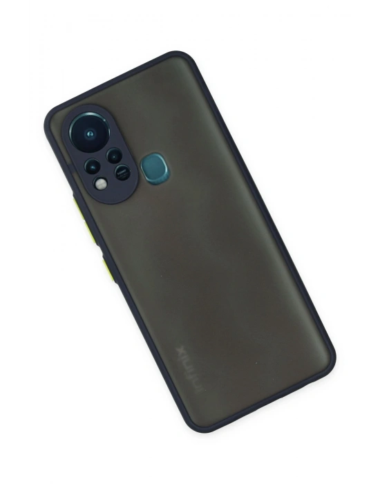 Newface İnfinix Hot 11s Kılıf Montreal Silikon Kapak - Lacivert