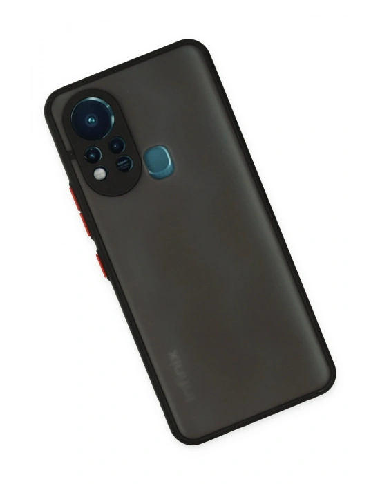 Newface İnfinix Hot 11s Kılıf Montreal Silikon Kapak - Siyah