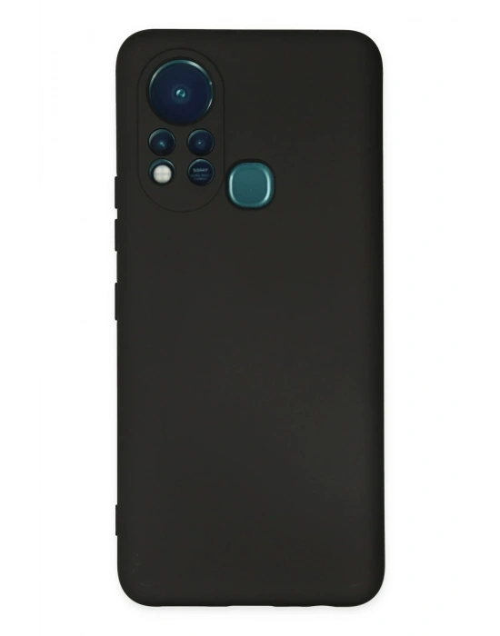 Newface İnfinix Hot 11s Kılıf Nano içi Kadife Silikon - Siyah