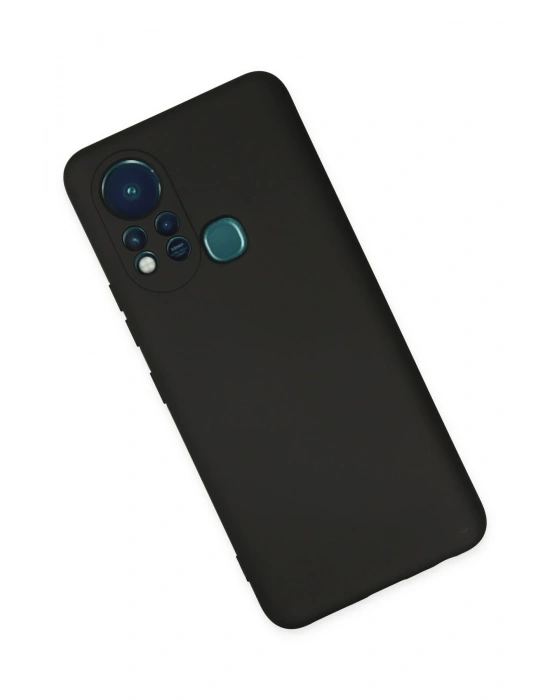 Newface İnfinix Hot 11s Kılıf Nano içi Kadife Silikon - Siyah