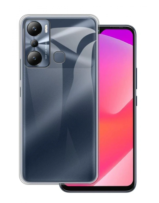 Newface İnfinix Hot 20i Kılıf Lüx Şeffaf Silikon