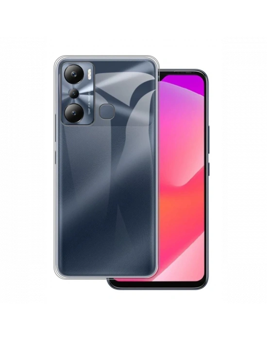 Newface İnfinix Hot 20i Kılıf Lüx Şeffaf Silikon