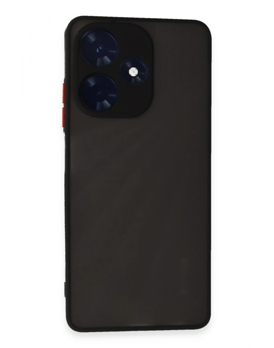 Newface İnfinix Hot 30 4G Kılıf Montreal Silikon Kapak - Siyah