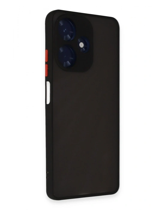 Newface İnfinix Hot 30 4G Kılıf Montreal Silikon Kapak - Siyah