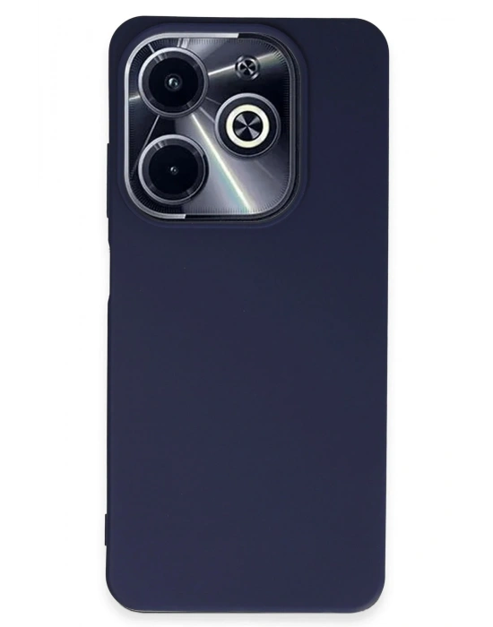 Newface İnfinix Hot 40i Kılıf First Silikon - Lacivert