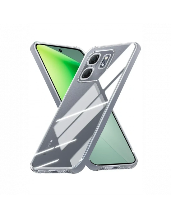 Newface İnfinix Smart 9 Kılıf Lüx Şeffaf Silikon