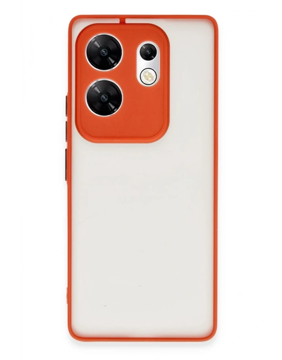 Newface İnfinix Zero 30 4G Kılıf Montreal Silikon Kapak - Kırmızı