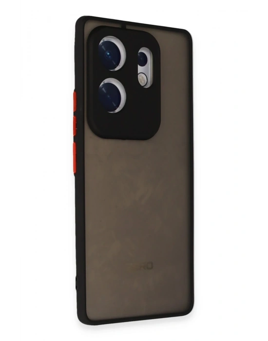 Newface İnfinix Zero 30 4G Kılıf Montreal Silikon Kapak - Siyah