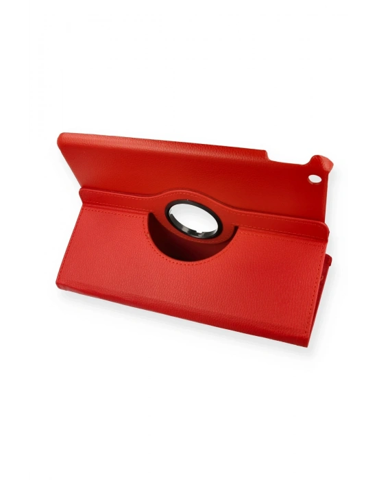 Newface iPad 10.2 (7.nesil) Kılıf 360 Tablet Deri Kılıf - Kırmızı
