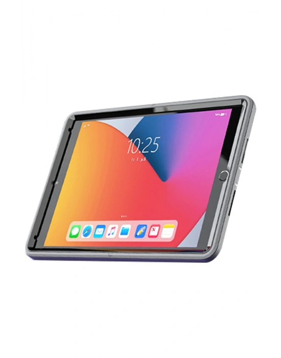 Newface iPad 10.2 (7.nesil) Kılıf Hand Strap Tablet Kılıfı - Gri