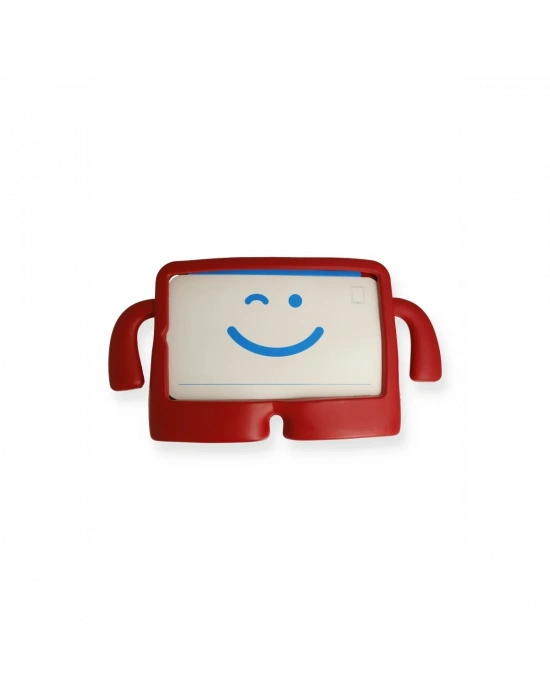 Newface iPad 10.2 (7.nesil) Kılıf Karakter Tablet Silikon - Kırmızı