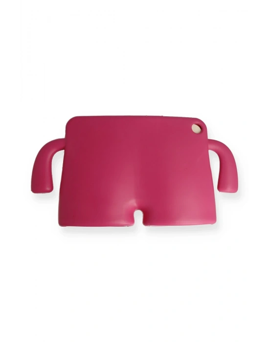 Newface iPad 10.2 (7.nesil) Kılıf Karakter Tablet Silikon - Pembe