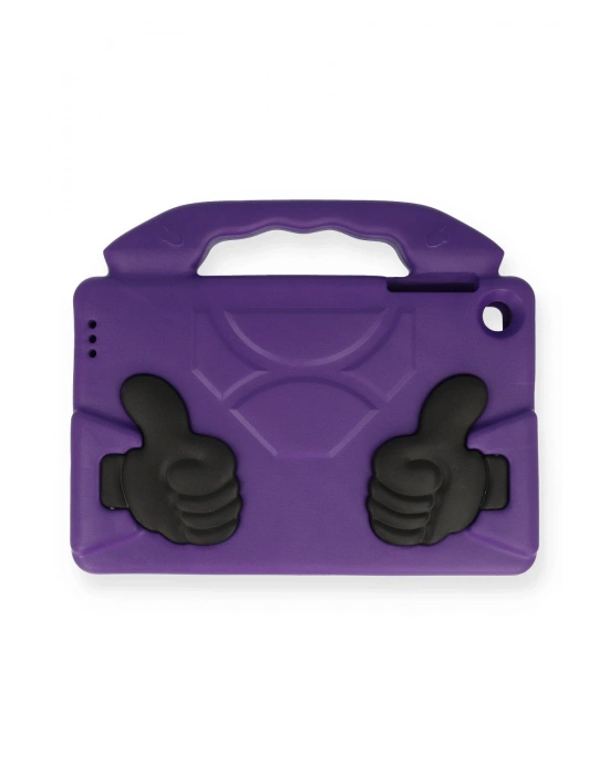 Newface iPad 10.2 (7.nesil) Kılıf Like Stantlı Tablet Silikon - Mor