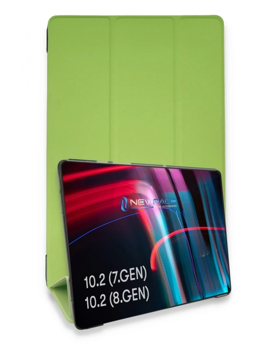 Newface iPad 10.2 (7.nesil) Kılıf Tablet Smart Kılıf - Açık Yeşil