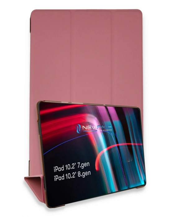 Newface iPad 10.2 (7.nesil) Kılıf Tablet Smart Kılıf - Pembe