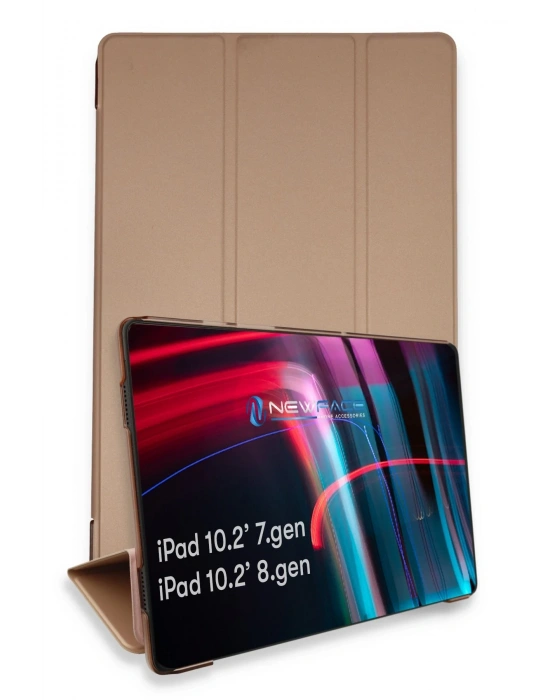 Newface iPad 10.2 (7.nesil) Kılıf Tablet Smart Kılıf - Rose Gold