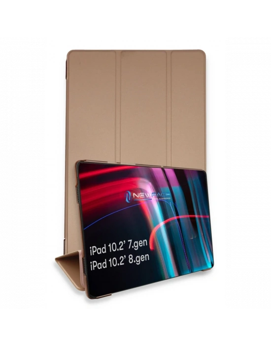 Newface iPad 10.2 (7.nesil) Kılıf Tablet Smart Kılıf - Rose Gold