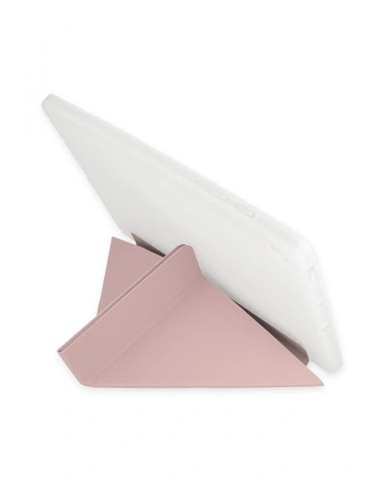 Newface iPad 10.2 (8.nesil) Kılıf Kalemlikli Mars Tablet Kılıfı - Rose Gold