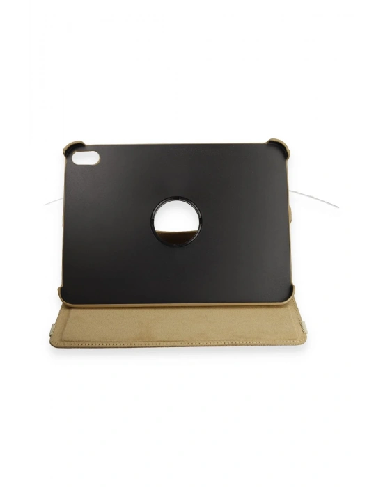 Newface iPad 2022 10.9 (10.nesil) Kılıf 360 Tablet Deri Kılıf - Gold